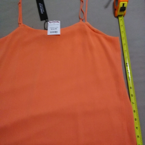 NWT orange sleeveless top by Jones & Company. - Picture 7 of 11